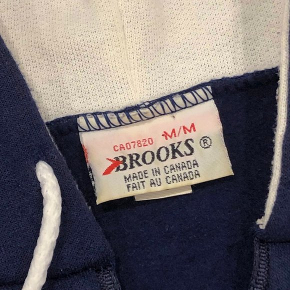 Vintage Brooks 1/4 Zip Hoodie - Picture 3 of 3